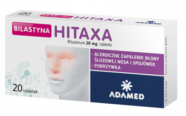 Bilastyna Hitaxa tabl. 20 mg 20 tabletek
