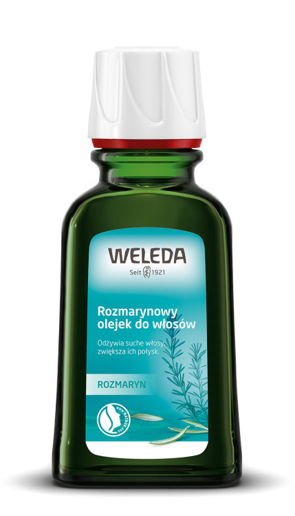 WELEDA Olejek rozmarynowy do włosów łamliwych i delikatnych 50 ml