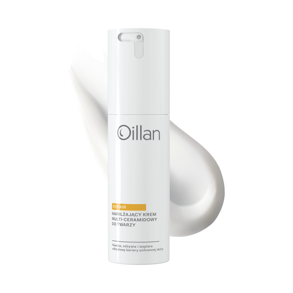Oillan Repair Krem nawilżający multi-ceramidowy do twarzy dla skóry wrażliwej i bardzo suchej 50 ml