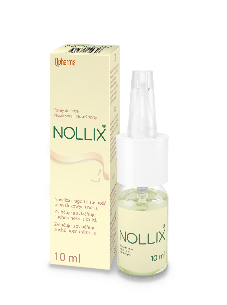 Nollix spray nawilżający do nosa10 ml