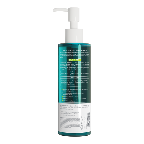Oillan Oil Control Oczyszczający żel do mycia twarzy przeciw niedoskonałościom 200 ml