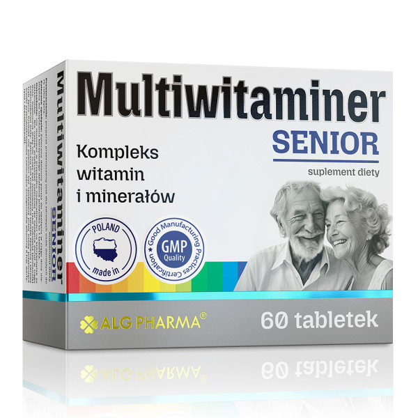 Multiwitaminer Senior kompleks witamin i minerałów 60 tabl. ALG PHARAMA