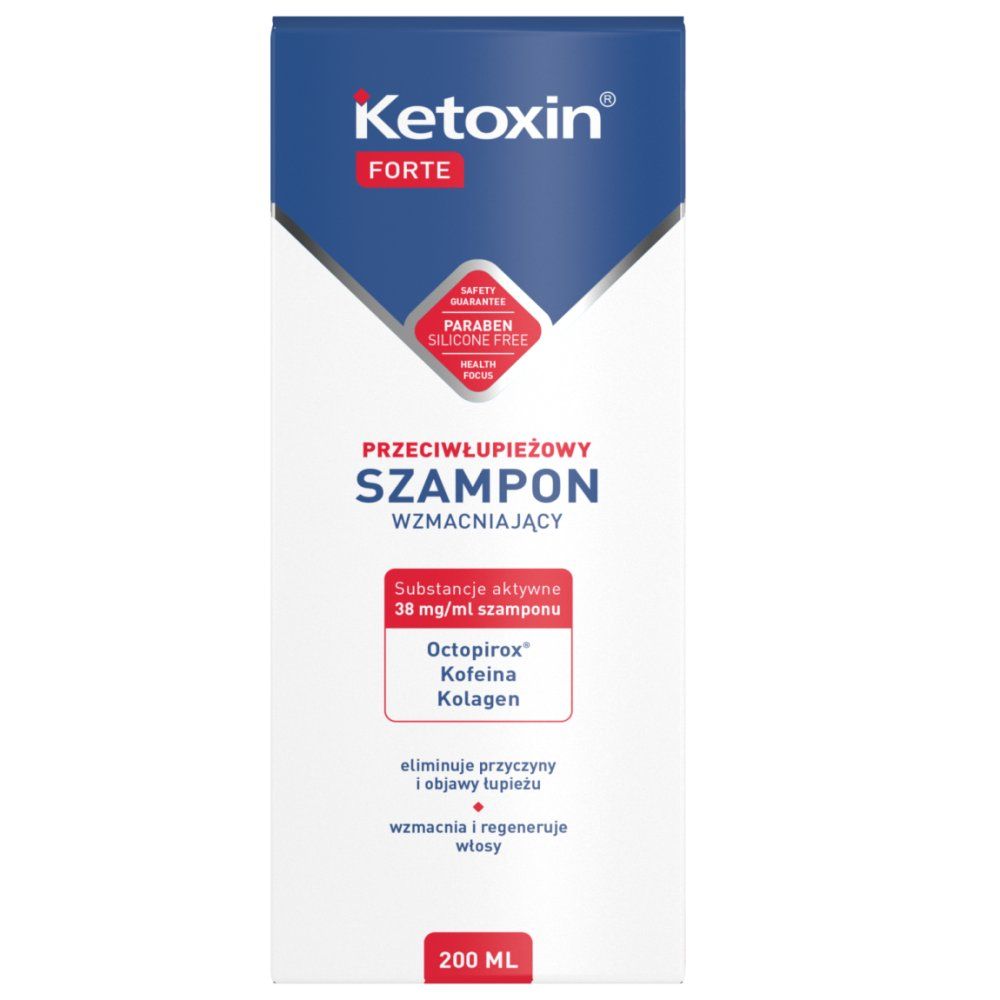 KETOXIN Forte szampon przeciwłupieżowy wzmacniający 200 ml