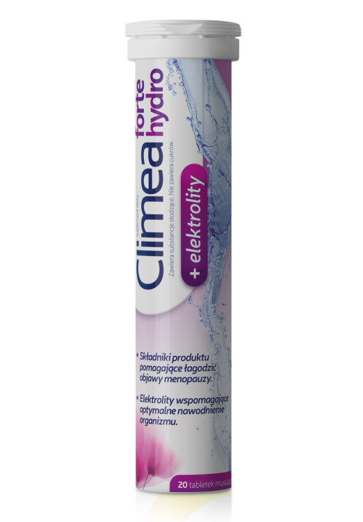 Climea Forte Hydro + elektrolity łagodzące menopauzę  20 tabletek