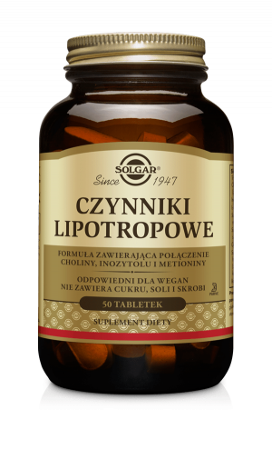 SOLGAR Czynniki Lipotropowe tabl. 50tabl.
