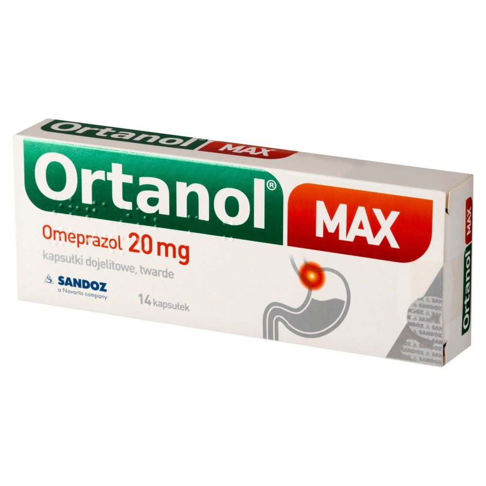 Ortanol Max 20mg x 14 kaps.