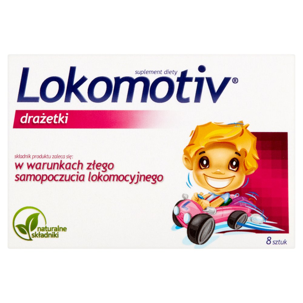 Lokomotiv x 8 drażetek