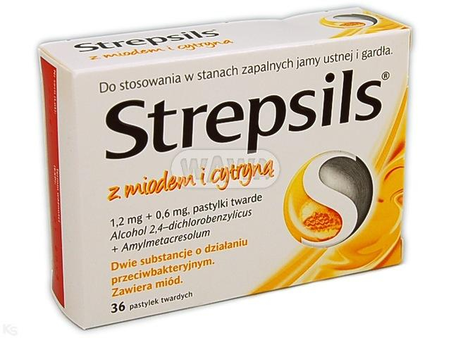 Strepsils miodowo- cytrynowy x 36 pastyl.