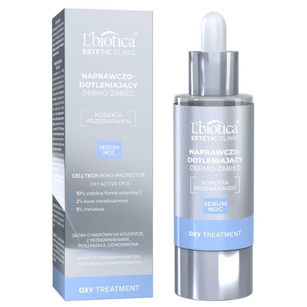 L'biotica Estetic Clinic OXY Treatment naprawczo dotleniający dermo zabieg serum noc 30 ml