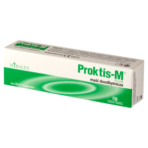 Proktis-M PLUS maść doodbytnicza na hemoroidy 30g