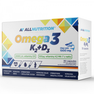 Allnutrition Omega 3 K2+D3 kaps. 30kaps.