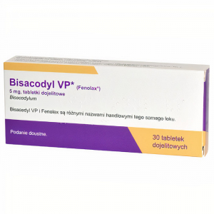 Bisacodyl VP 5mg x 30tabl. INPHARM