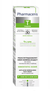 Pharmaceris T Sebostatic Krem przeciwtrądzikowy SPF30 40 ml