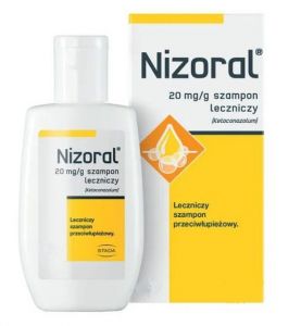 Nizoral szampon leczniczy przeciwłupieżowy 20 mg/g 120 ml