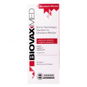 LBIOTICA BIOVAXMED Dermo-Stymulujący szampon na odrastanie włosów, 200 ml