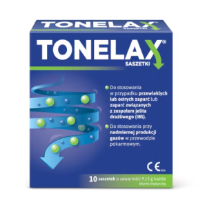 Tonelax na zaparcia i wzdęcia 10 saszetek