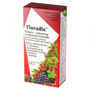 FLORADIX Żelazo i witaminy płyn 500ml