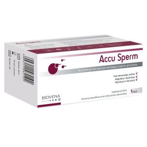 Accu Sperm Test płodności dla mężczyzn określający stężenie plemników