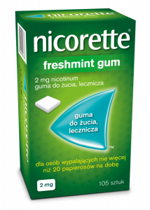 Nicorette Freshmint Guma 2mg x 105
