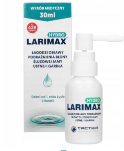 Larimax Hydro spray na podrażnienia, suchość i ból gardła, nawilżenie, 30ml