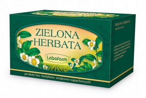 Herbata zielona 100% ekspresowa Labofarm 20 sasz.