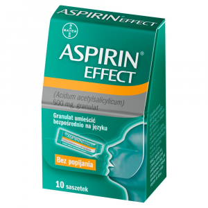 Aspirin Effect granulat 500mg x 10 sasz.