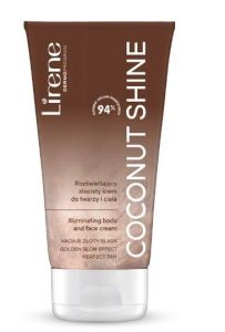Lirene Coconut Shine Krem rozświetlający złoty blask 150ml