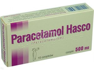 Paracetamol 500mg x 10 czopków