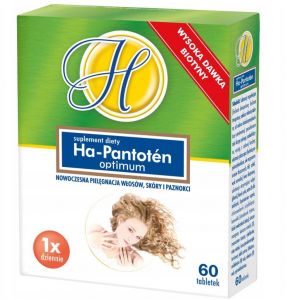 Ha-Pantoten Optimum zdrowe włosy skóra paznokcie 60 tabl.