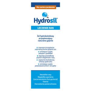Hydrosil Żel hydrokoloidowy przyspieszający naturalne gojenie 70 ml