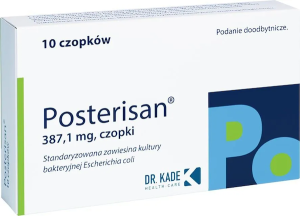 Posterisan 10 czopków – leczenie hemoroidów, świądu i podrażnień odbytu