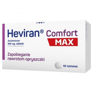 Heviran Comfort MAX  0,4 g 60 tabletek na opryszczkę