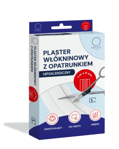 Plaster włókninowy z opatrunkiem 1 m x 6 cm