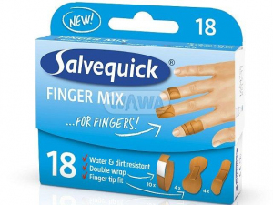 Plast.SALVEQUICK Finger Mix display 18szt.