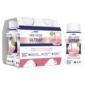 Nestle Resource Ultra+ High Protein smak truskawkowy płyn 4 x 200 ml