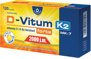 D-Vitum Forte 2000 j.m.+K2 x 120kaps.