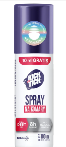 Kick The Tick Repellent Spray 20% DEET 100 ml