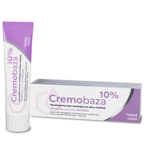 Cremobaza 10%  Krem półtłusty z mocznikiem do skóry wrażliwej i skłonnej do alergii 30 g