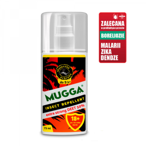Mugga Extra Strong DEET 50% spray 75 ml