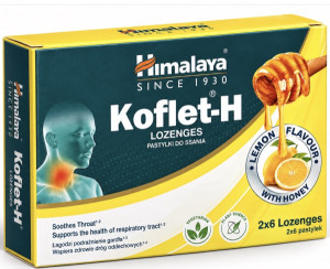 HIMALAYA Koflet-H Cytryna 12 pastylek