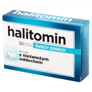 HALITOMIN na świeży oddech 30 tabletek do ssania