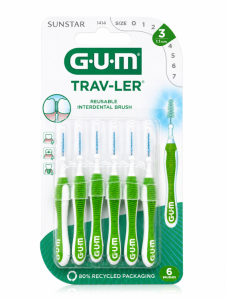 Sunstar Gum Trav-Ler Szczoteczka międzyzębowa 1,1 mm  6 sztuk