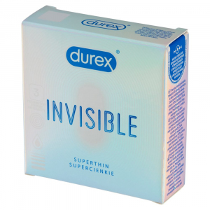 Prezerwat. Durex Invisible dla więk bl x 3