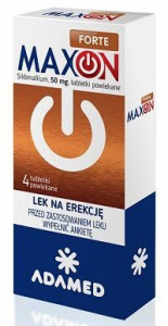 MAXON FORTE 50mg - 4 tabletki powlekane