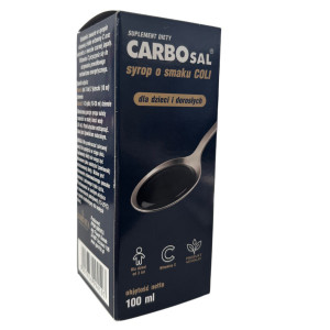Carbosal Syrop na odporność o smaku coli dla dzieci i dorosłych 100ml