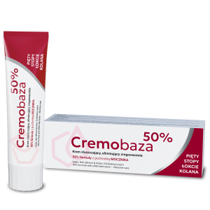 Cremobaza 50% krem o właściwościach złuszczających eliminujący zrogowacenia  30 g