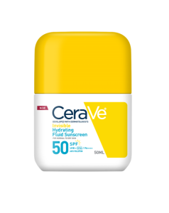 CeraVe Fluid przeciwsłoneczny niewidoczny SPF50+ do skóry suchej  50 ml