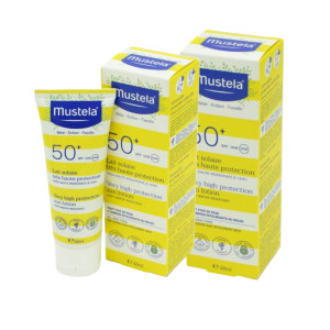 MUSTELA SUN Zestaw 2 x  Mleczko przeciwsłoneczne SPF 50+ 40 ml DUOPAK