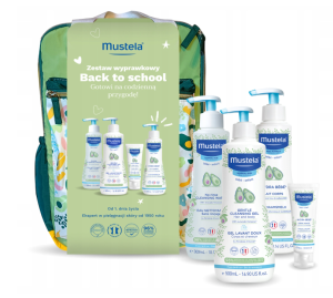 Mustela Zestaw Wyprawkowy dla niemowląt 4 produkty + PLECAK