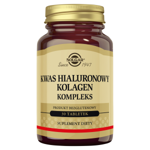Solgar Kwas hialuronowy kolagen kompleks 30 sztuk